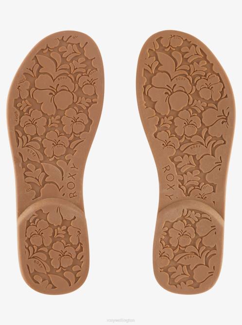 X4FH1221 tan Gabbie Flip-Flops Women Roxy | Flip Flops