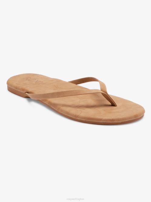 X4FH1221 tan Gabbie Flip-Flops Women Roxy | Flip Flops