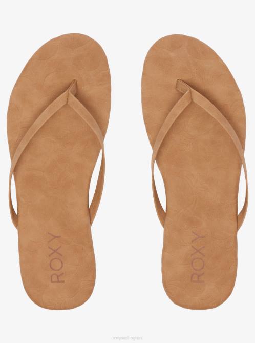X4FH1221 tan Gabbie Flip-Flops Women Roxy | Flip Flops