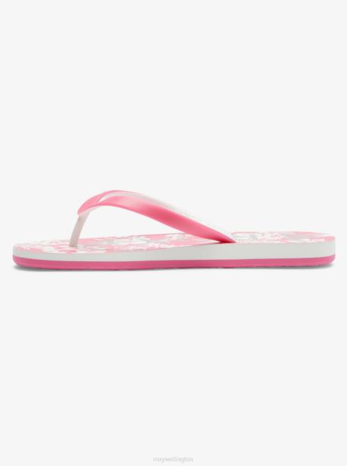 X4FH1226 pink/white Tahiti Flip-Flops Women Roxy | Flip Flops