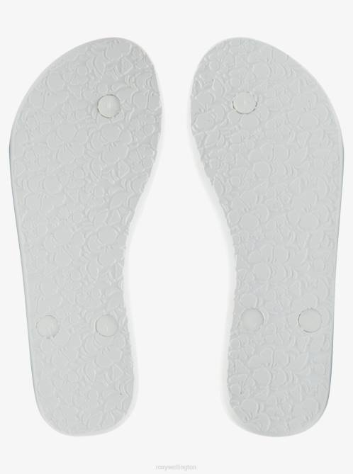 X4FH1227 white/pink/multi Bermuda Sandals Women Roxy | Flip Flops