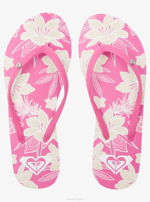 X4FH1230 pink Bermuda Sandals Women Roxy | Flip Flops