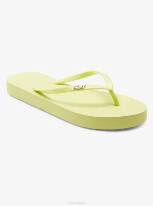 X4FH1236 lime Viva Hi Sandals Women Roxy | Flip Flops