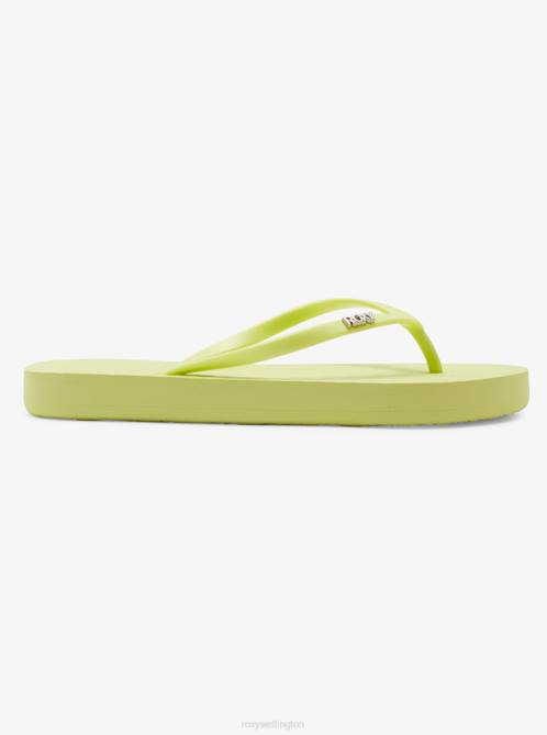 X4FH1236 lime Viva Hi Sandals Women Roxy | Flip Flops