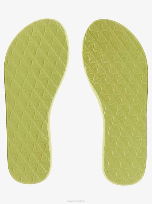 X4FH1236 lime Viva Hi Sandals Women Roxy | Flip Flops