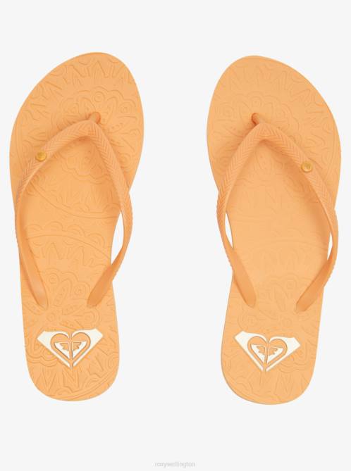 X4FH1238 orange peel Antilles Sandals Women Roxy | Flip Flops