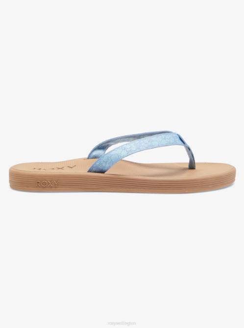 X4FH1269 baja blue Clemente Flip-Flops Women Roxy | Flip Flops