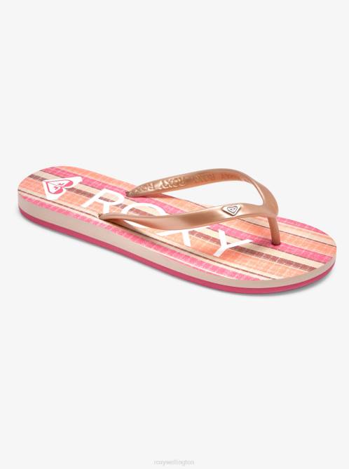 X4FH1274 super pink Tahiti Flip-Flops Women Roxy | Flip Flops