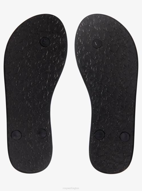 X4FH1286 black Bermuda Sandals Women Roxy | Flip Flops