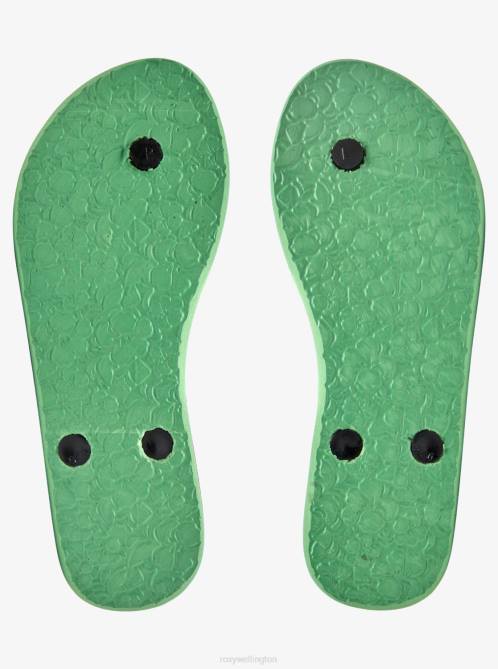 X4FH1289 black multi Portofino Flip-Flops Women Roxy | Flip Flops