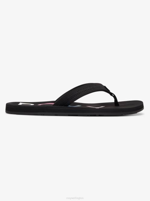 X4FH1298 black Vista Flip-Flops Women Roxy | Flip Flops