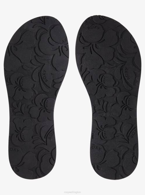 X4FH1298 black Vista Flip-Flops Women Roxy | Flip Flops
