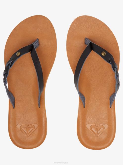 X4FH1299 black Liza Flip-Flops Women Roxy | Flip Flops