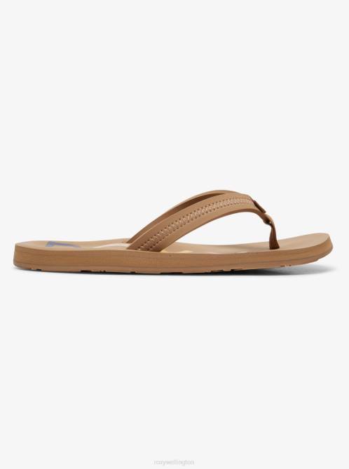 X4FH1304 tan Vista Flip-Flops Women Roxy | Flip Flops