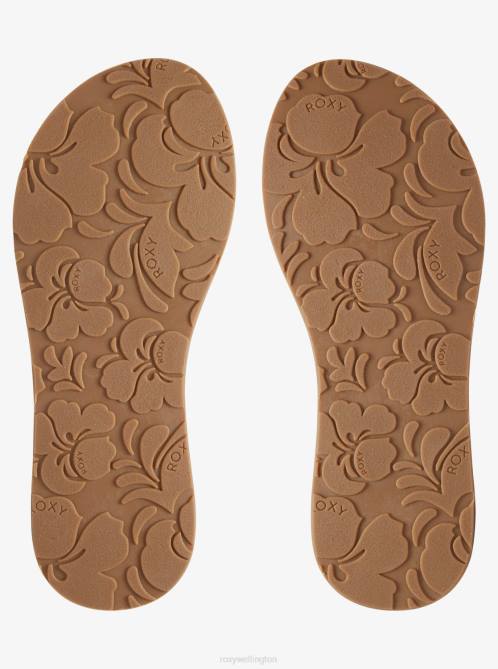 X4FH1304 tan Vista Flip-Flops Women Roxy | Flip Flops