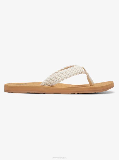 X4FH1309 natural Porto Flip-Flops Women Roxy | Flip Flops