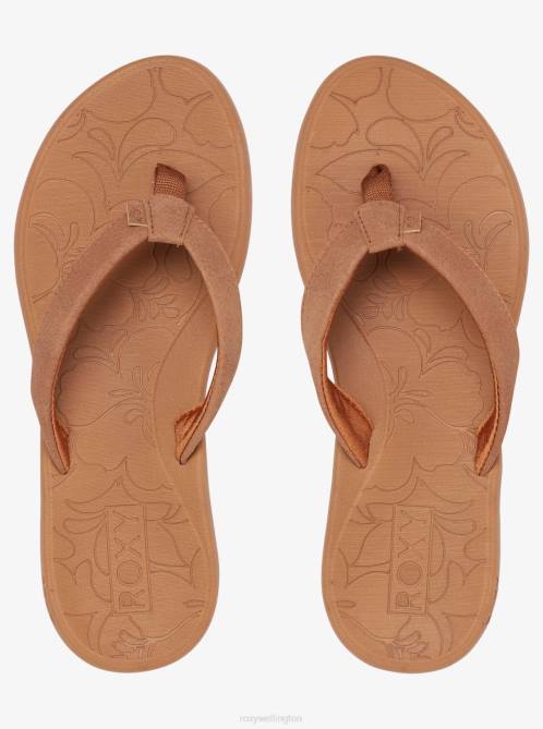 X4FH1311 tan Vickie Flip-Flops Women Roxy | Flip Flops