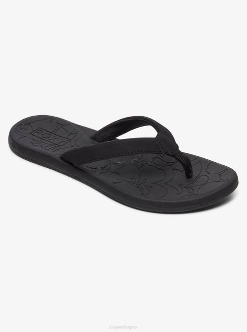 X4FH1313 black Vickie Flip-Flops Women Roxy | Flip Flops