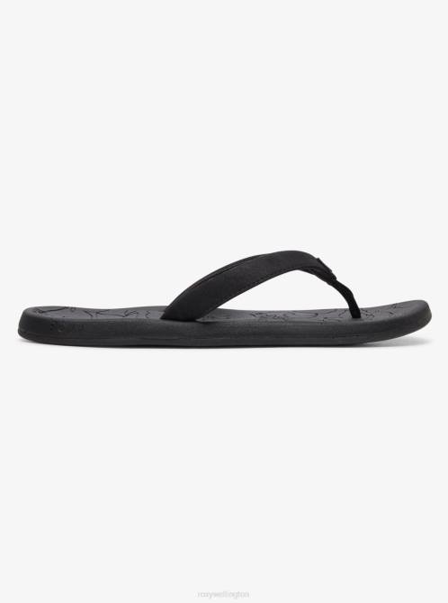 X4FH1313 black Vickie Flip-Flops Women Roxy | Flip Flops