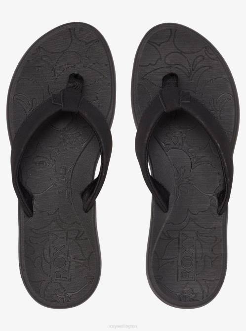 X4FH1313 black Vickie Flip-Flops Women Roxy | Flip Flops
