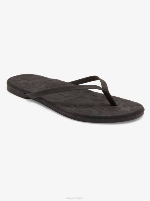 X4FH1316 black Gabbie Flip-Flops Women Roxy | Flip Flops