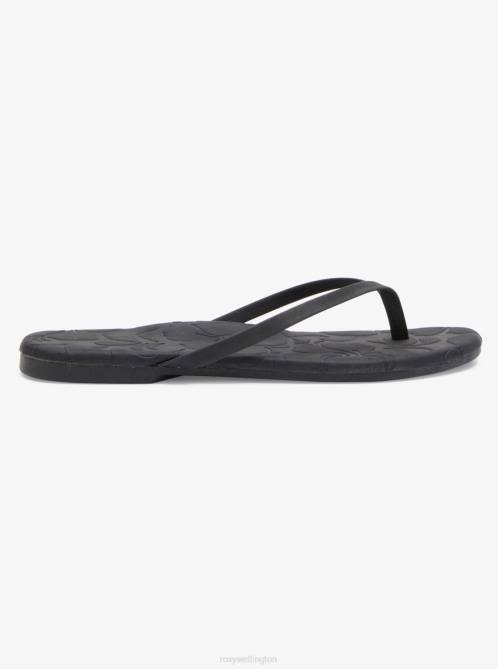 X4FH1316 black Gabbie Flip-Flops Women Roxy | Flip Flops