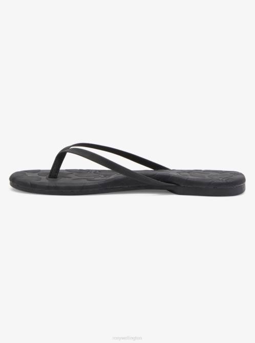 X4FH1316 black Gabbie Flip-Flops Women Roxy | Flip Flops