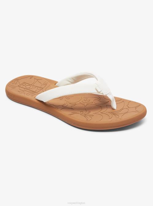 X4FH1317 white Vickie Flip-Flops Women Roxy | Flip Flops