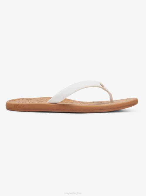 X4FH1317 white Vickie Flip-Flops Women Roxy | Flip Flops