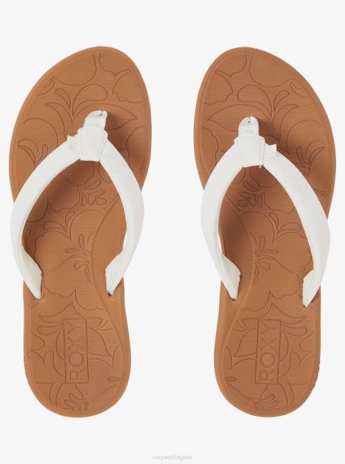 X4FH1317 white Vickie Flip-Flops Women Roxy | Flip Flops