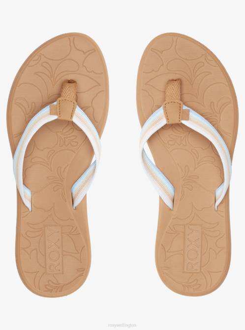 X4FH1320 brown/blue Colbee Sandals Women Roxy | Flip Flops