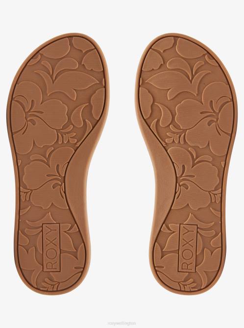X4FH1320 brown/blue Colbee Sandals Women Roxy | Flip Flops