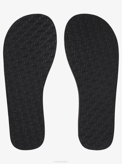 X4FH1323 black Melinda Platform Sandals Women Roxy | Flip Flops