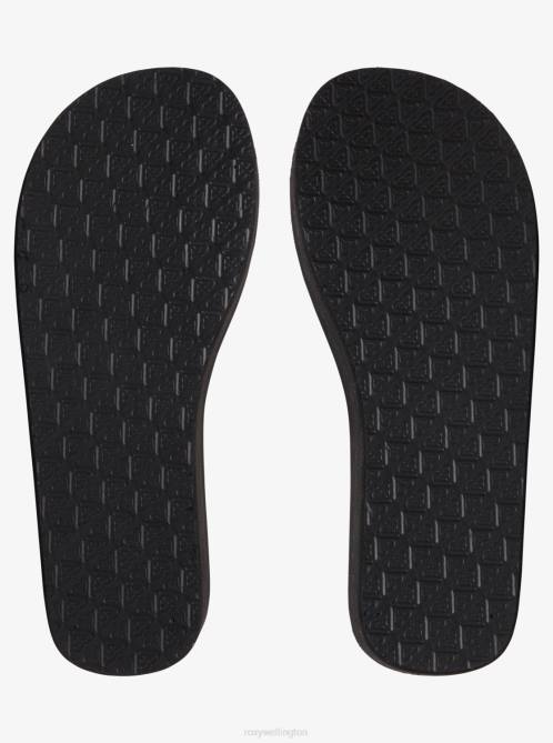 X4FH1323 black Melinda Platform Sandals Women Roxy | Flip Flops