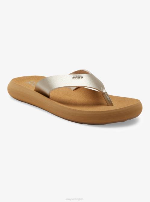 X4FH1327 tan Indee Flip-Flops Women Roxy | Flip Flops