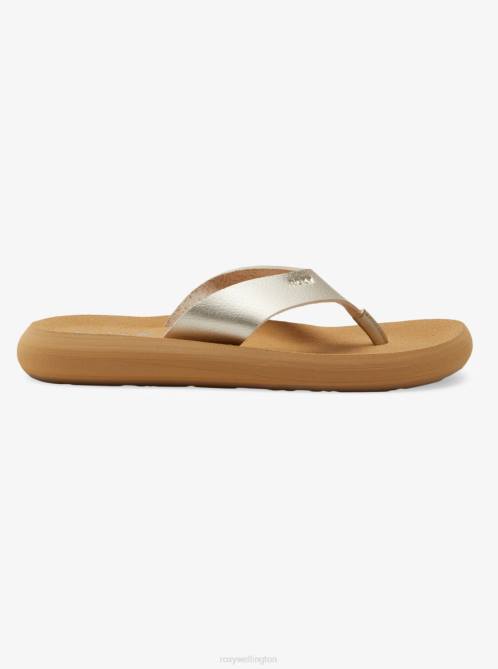 X4FH1327 tan Indee Flip-Flops Women Roxy | Flip Flops