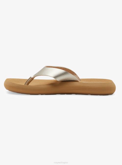 X4FH1327 tan Indee Flip-Flops Women Roxy | Flip Flops