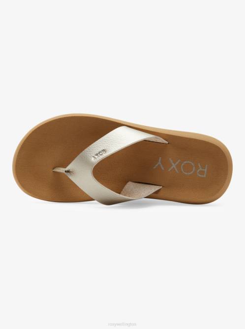 X4FH1327 tan Indee Flip-Flops Women Roxy | Flip Flops
