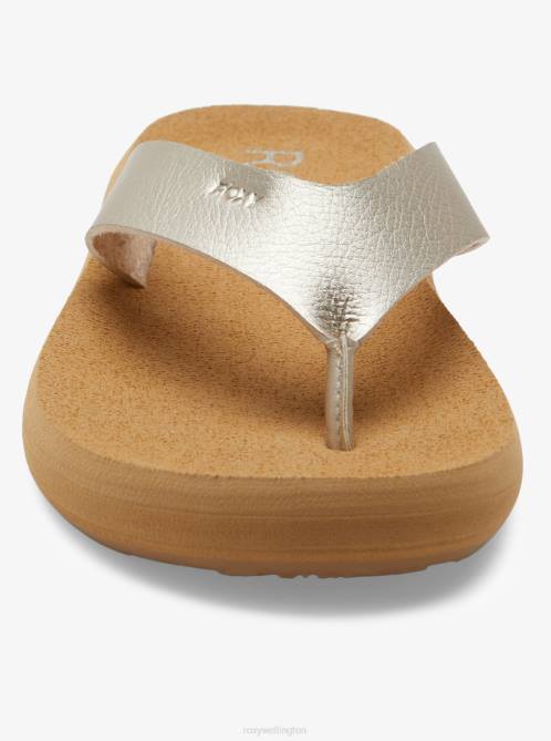 X4FH1327 tan Indee Flip-Flops Women Roxy | Flip Flops