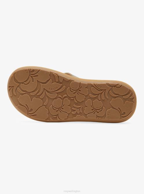 X4FH1327 tan Indee Flip-Flops Women Roxy | Flip Flops