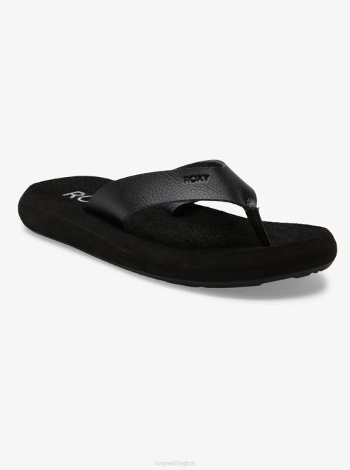X4FH1328 black Indee Flip-Flops Women Roxy | Flip Flops