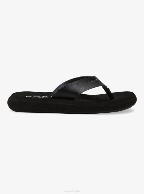 X4FH1328 black Indee Flip-Flops Women Roxy | Flip Flops
