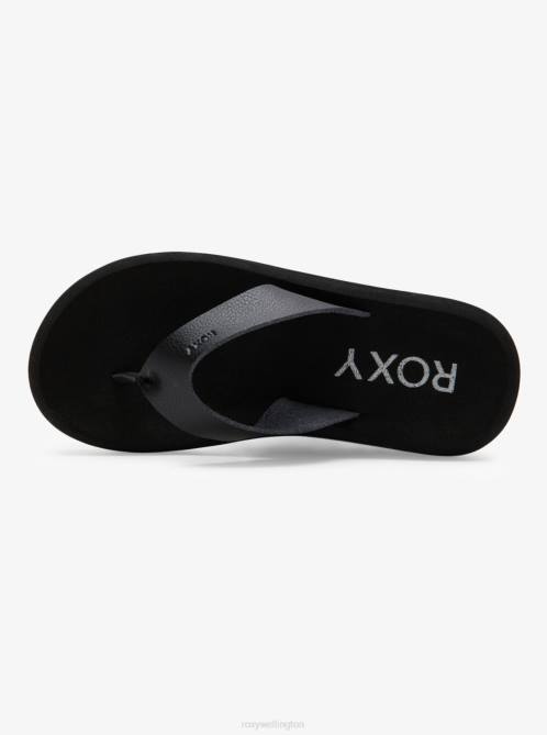 X4FH1328 black Indee Flip-Flops Women Roxy | Flip Flops