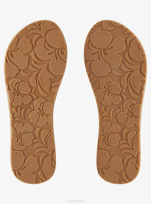 X4FH1340 black Jasmine Flip-Flops Women Roxy | Flip Flops