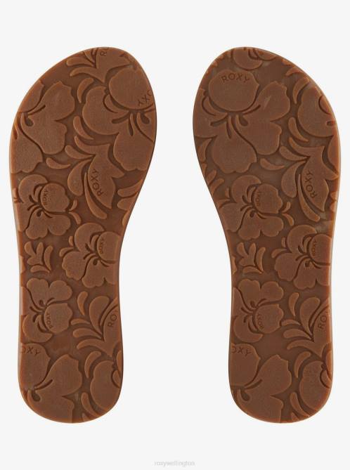 X4FH1341 rose gold Jasmine Flip-Flops Women Roxy | Flip Flops