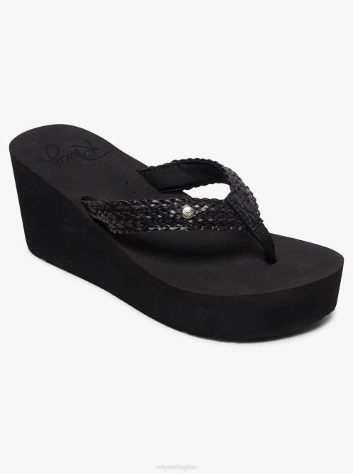 X4FH1360 black Mellie Iii Flip-Flops Women Roxy | Flip Flops