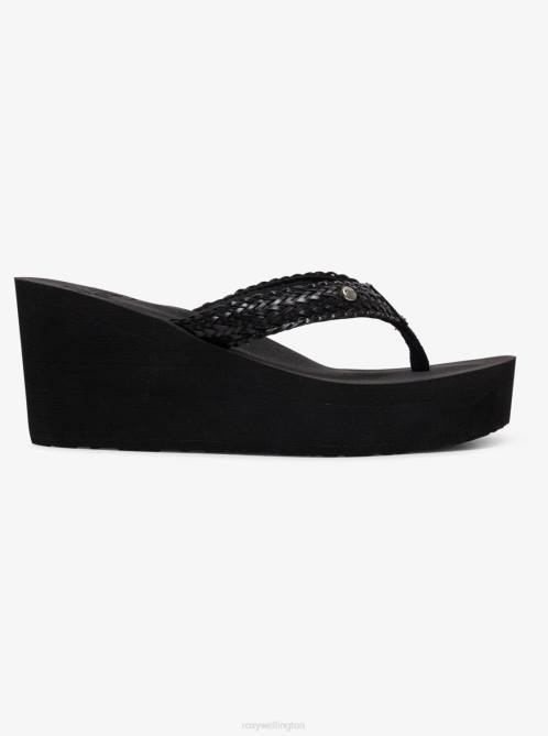 X4FH1360 black Mellie Iii Flip-Flops Women Roxy | Flip Flops