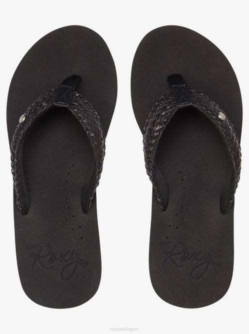 X4FH1360 black Mellie Iii Flip-Flops Women Roxy | Flip Flops