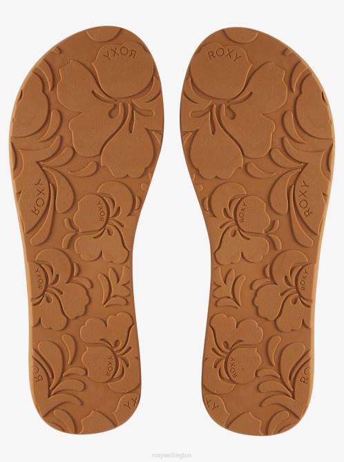 X4FH1364 rose gold Costas Flip-Flops Women Roxy | Flip Flops