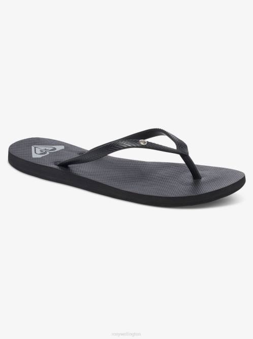 X4FH1368 black 3 Bermuda Sandals Women Roxy | Flip Flops